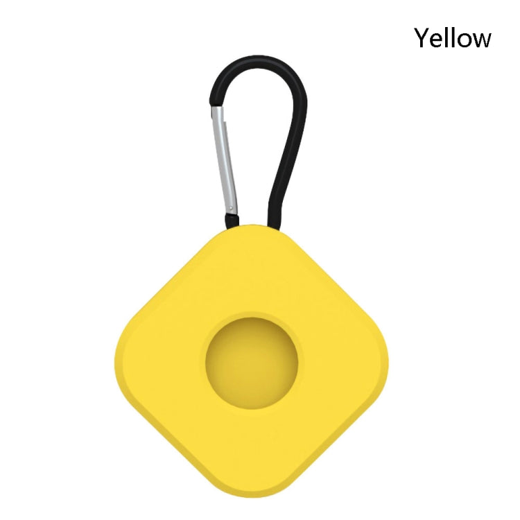 4 PCS Square Shape Shockproof Anti-scratch Silicone Protective Case with Carabiner for AirTag