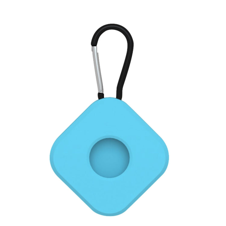 4 PCS Square Shape Shockproof Anti-scratch Silicone Protective Case with Carabiner for AirTag