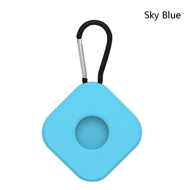 4 PCS Square Shape Shockproof Anti-scratch Silicone Protective Case with Carabiner for AirTag
