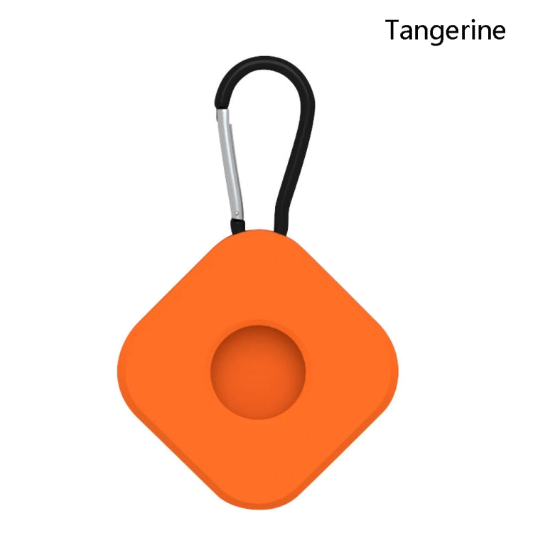 4 PCS Square Shape Shockproof Anti-scratch Silicone Protective Case with Carabiner for AirTag