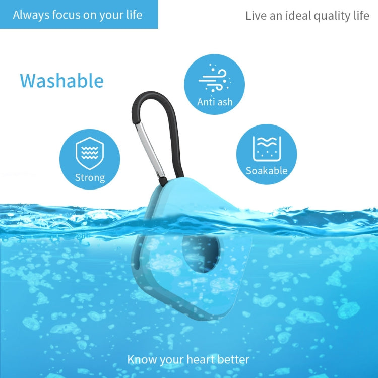 4 PCS Square Shape Shockproof Anti-scratch Silicone Protective Case with Carabiner for AirTag