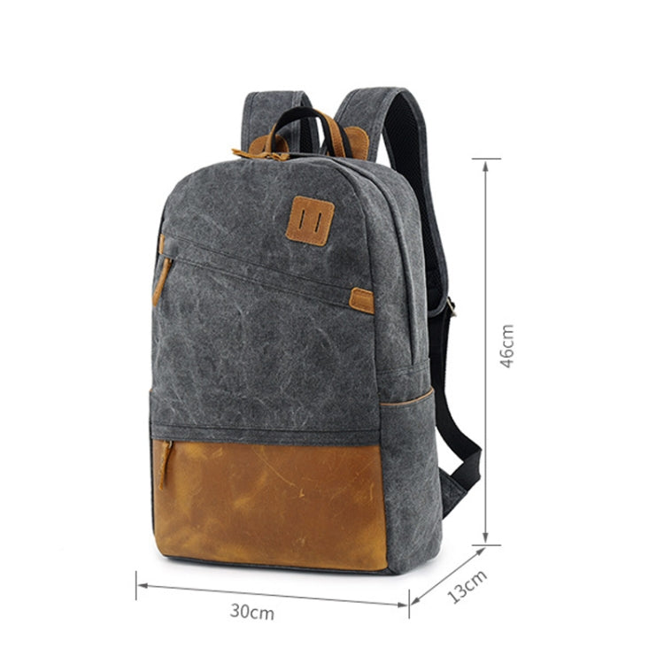 Outdoor Leisure Sports Backpack Canvas Travel Backpack Computer School Bag