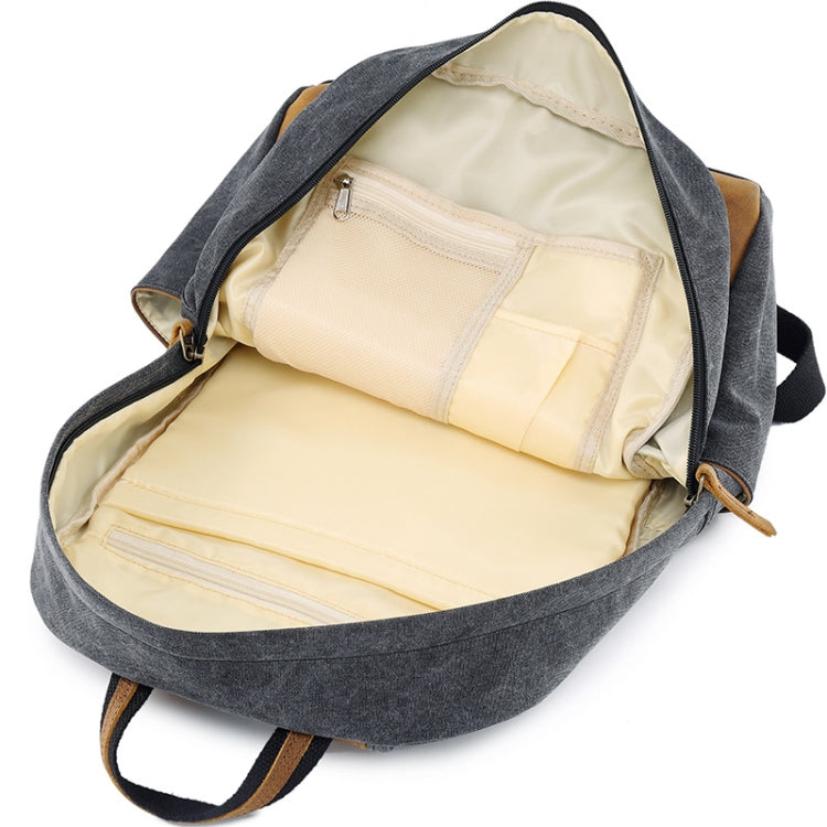 Outdoor Leisure Sports Backpack Canvas Travel Backpack Computer School Bag
