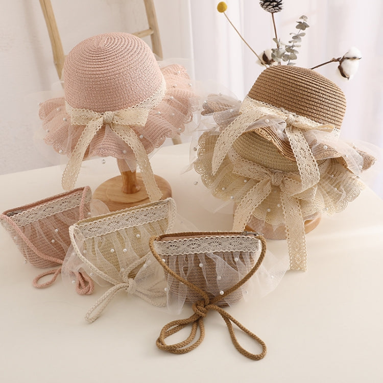 Children Straw Beach Bag Coin Purse Sundries Bag