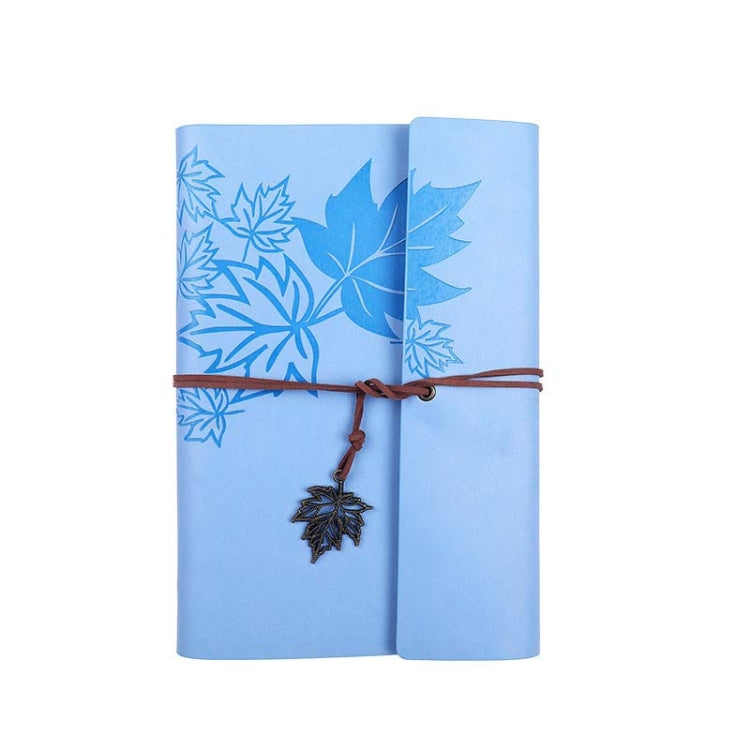 A5 PU Maple Retro Straps Handbook Loose-leaf Notebook