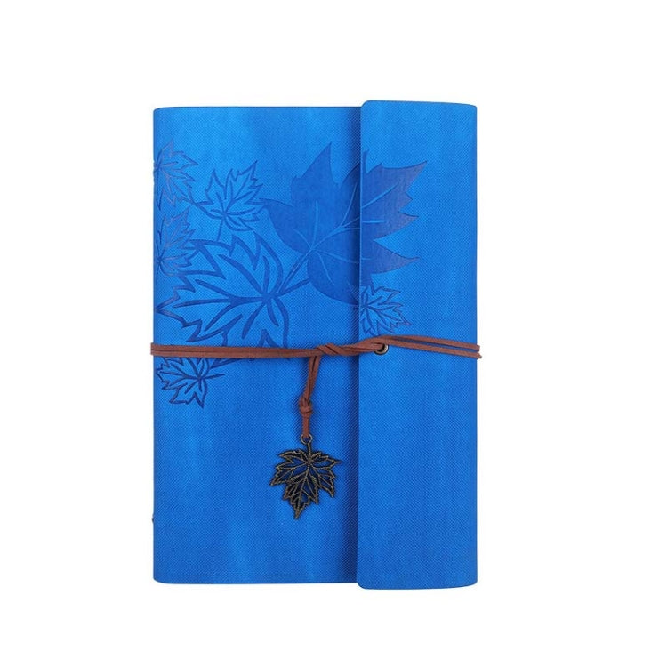 A5 PU Maple Retro Straps Handbook Loose-leaf Notebook