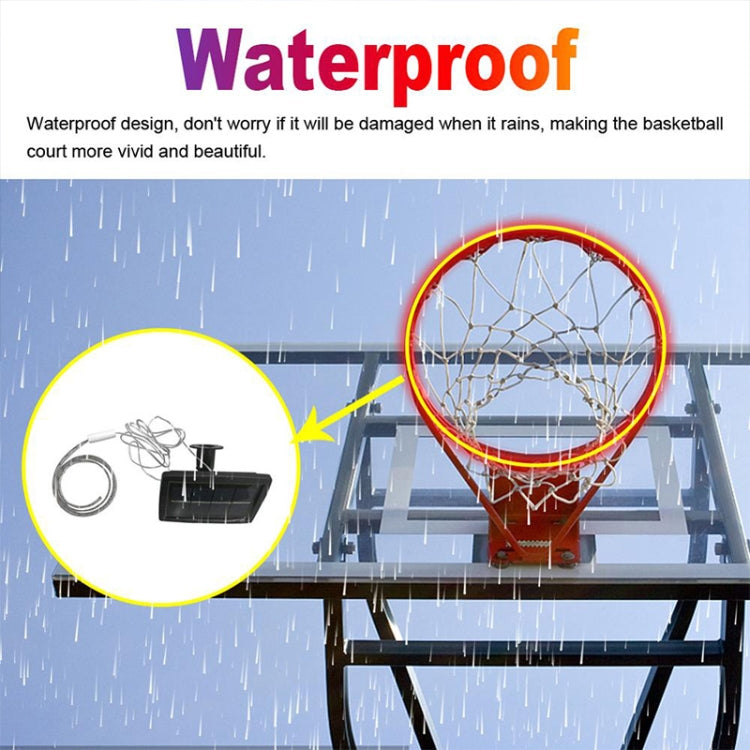 Solar Color Change Induction LED Basketball Frame Light Strip