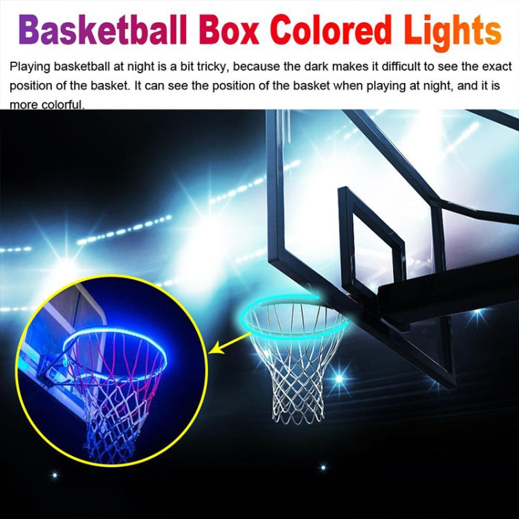 Solar Color Change Induction LED Basketball Frame Light Strip