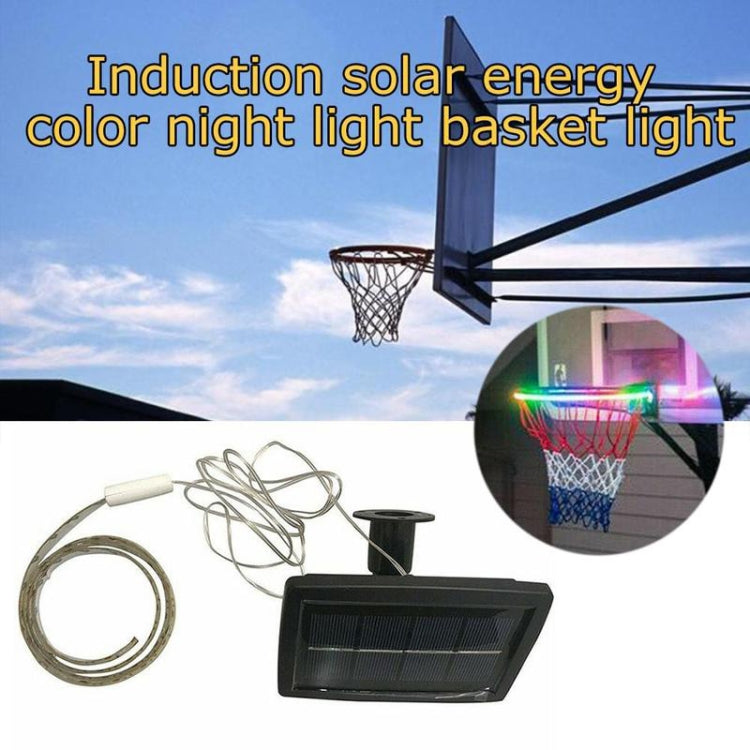 Solar Color Change Induction LED Basketball Frame Light Strip