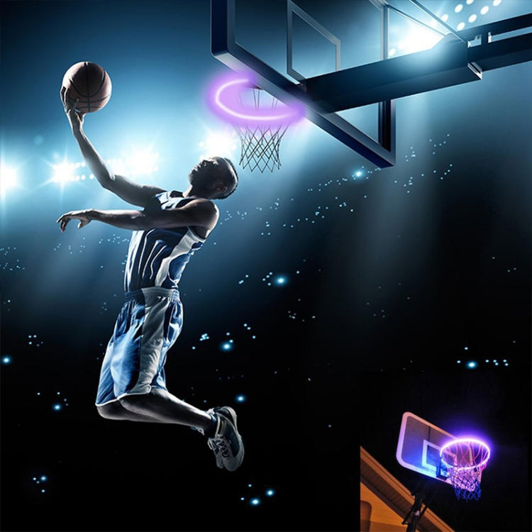 Solar Color Change Induction LED Basketball Frame Light Strip