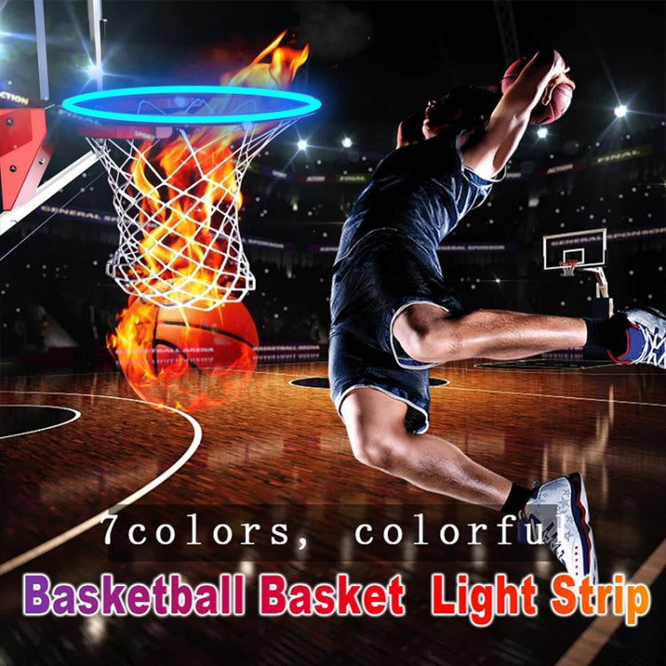 Solar Color Change Induction LED Basketball Frame Light Strip