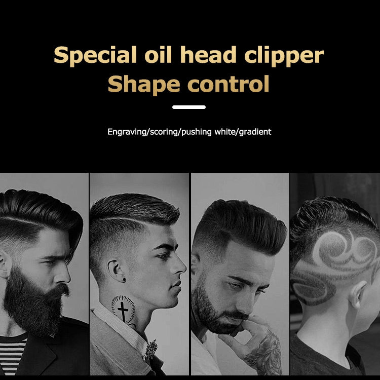 2 PCS T9 Clipper Electric Clipper Full Metal Copper Tube Oil Head Scissors
