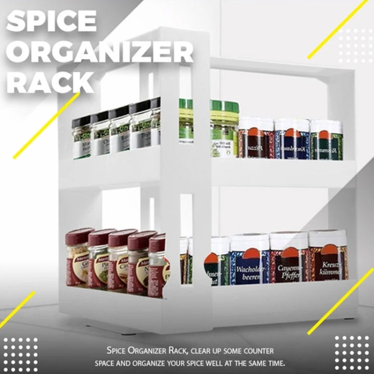 Kitchen Rotating Spice Rack Seasoning Storage Rack