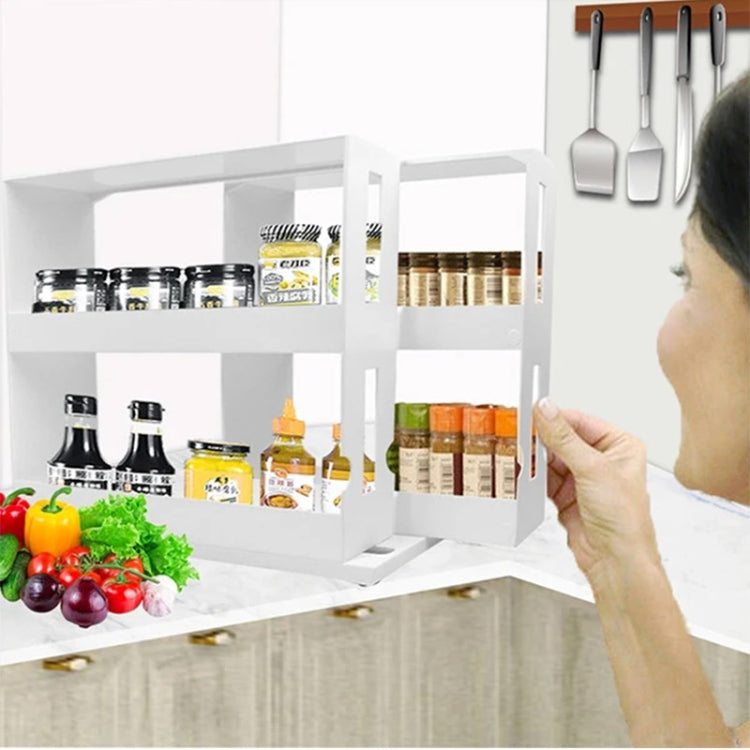 Kitchen Rotating Spice Rack Seasoning Storage Rack