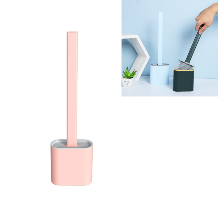 Creative Household Crevice Soft Rubber Long Handle Toilet Brush