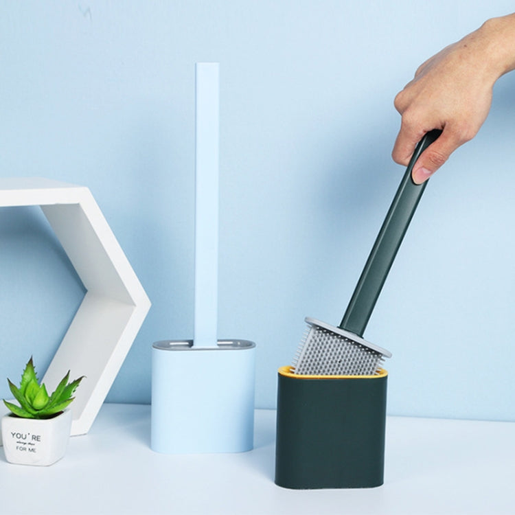 Creative Household Crevice Soft Rubber Long Handle Toilet Brush