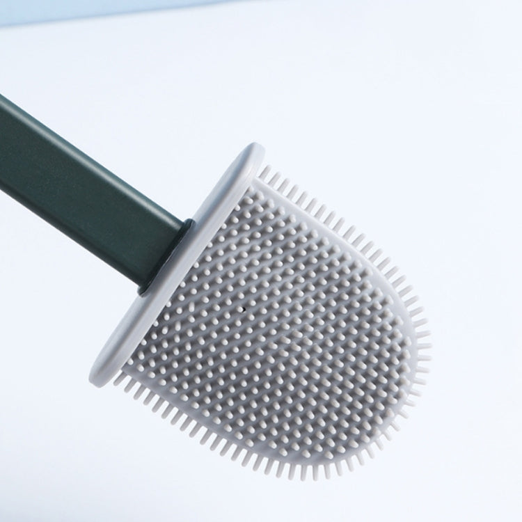 Creative Household Crevice Soft Rubber Long Handle Toilet Brush