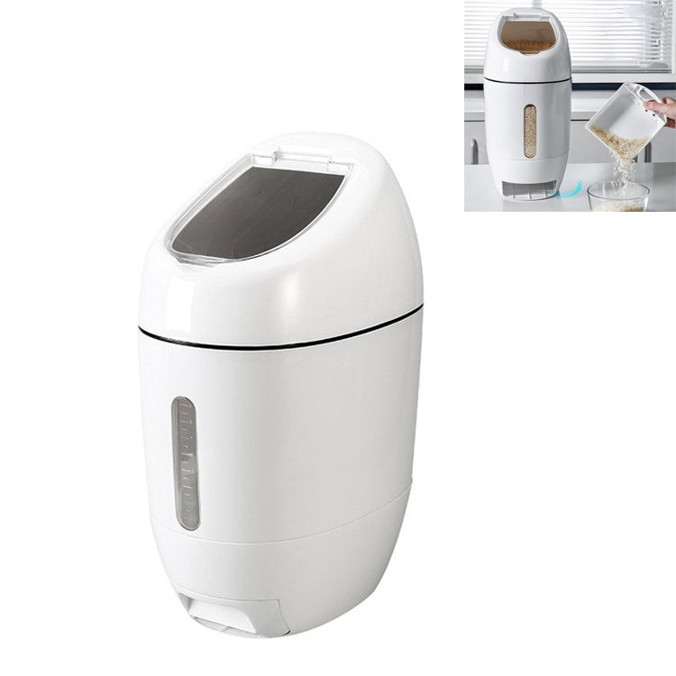 Household 10L Metering Rice Barrels Insect-proof Moisture-proof Seal Thickening Automatic Rice Grain Multi-grain Storage Box