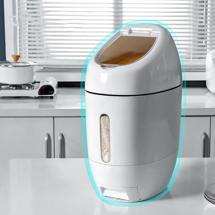Household 10L Metering Rice Barrels Insect-proof Moisture-proof Seal Thickening Automatic Rice Grain Multi-grain Storage Box