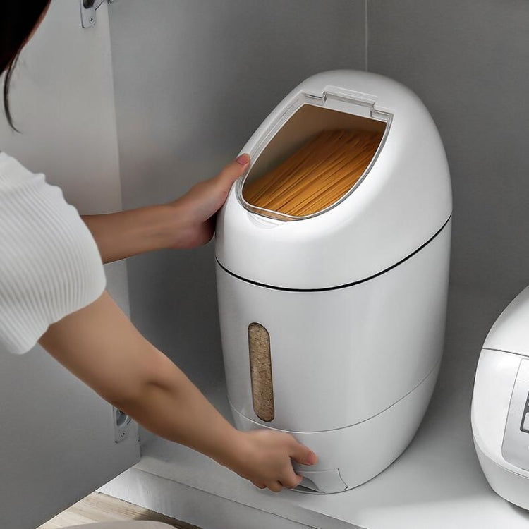 Household 10L Metering Rice Barrels Insect-proof Moisture-proof Seal Thickening Automatic Rice Grain Multi-grain Storage Box