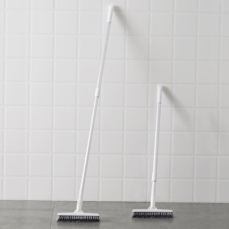 Toilet Brush Long Handle Bristle Floor Brush Bathroom Tile Wall Brush Gap To Dead Corner Cleaning Brush(White)