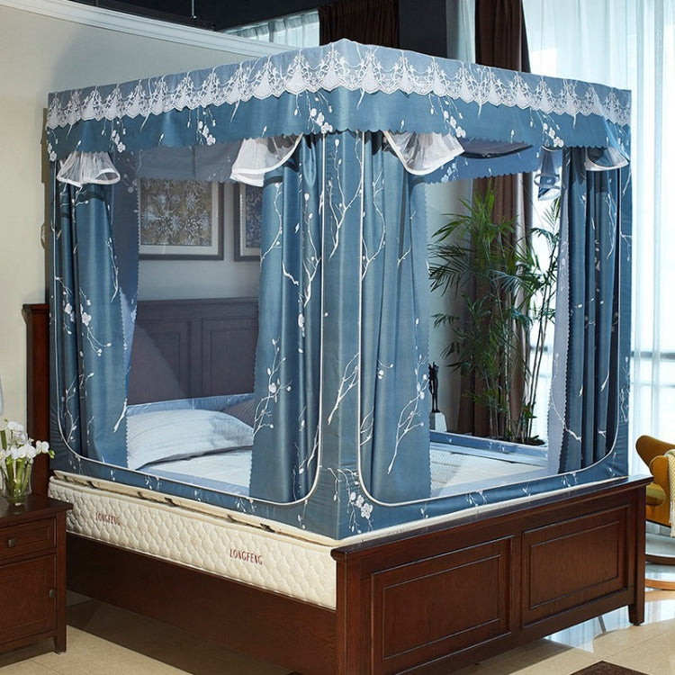 Household Shading Mosquito Net Bed Curtain with Bracket, Size:150x198x170 cm
