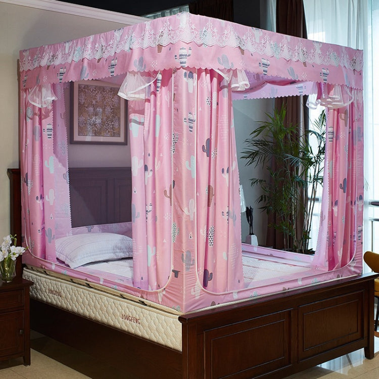 Household Shading Mosquito Net Bed Curtain with Bracket, Size:150x198x170 cm