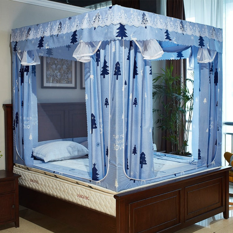 Household Shading Mosquito Net Bed Curtain with Bracket, Size:180x198x170 cm