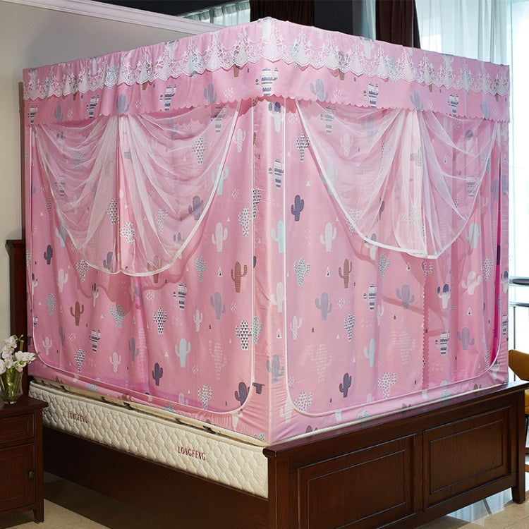 Household Shading Mosquito Net Bed Curtain with Bracket, Size:180x198x170 cm