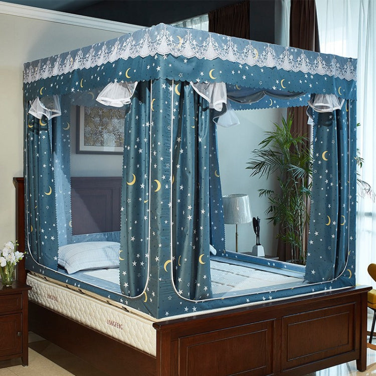 Household Shading Mosquito Net Bed Curtain with Bracket, Size:180x198x170 cm