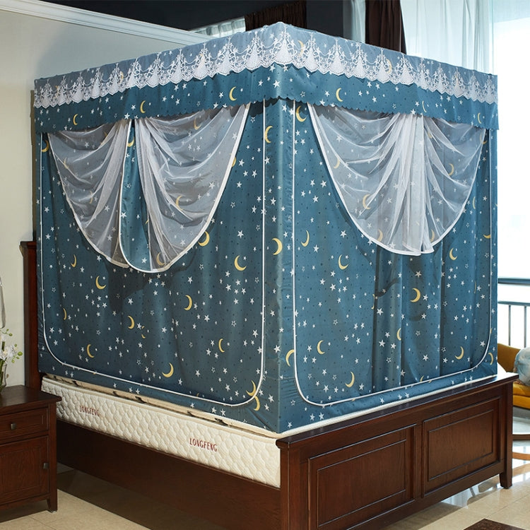 Household Shading Mosquito Net Bed Curtain with Bracket, Size:180x198x170 cm