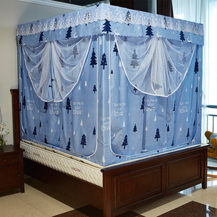 Household Shading Mosquito Net Bed Curtain with Bracket, Size:120x218x170 cm
