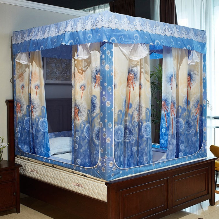 Household Shading Mosquito Net Bed Curtain with Bracket, Size:180x218x170 cm