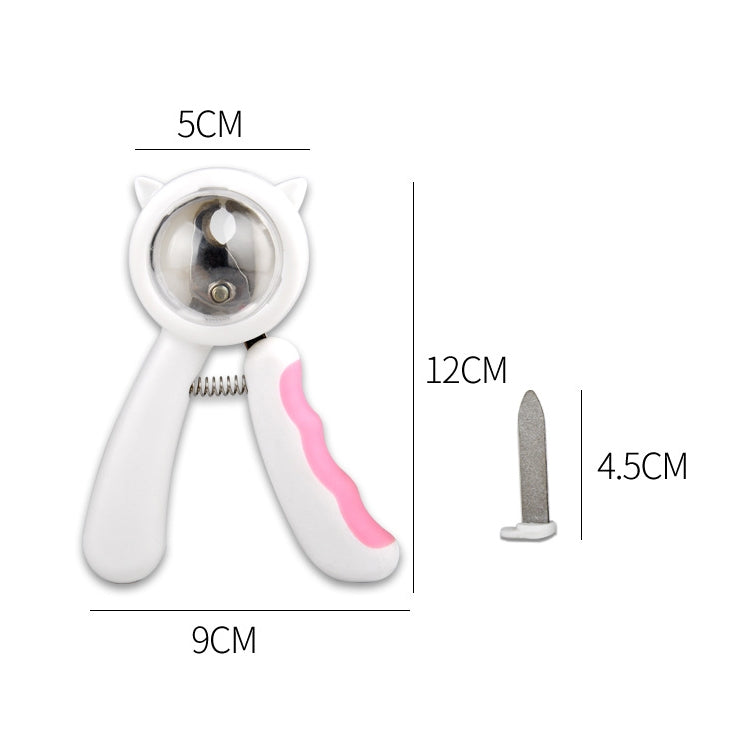 Anti-splash Pet Nail Clippers Stainless Steel Beauty Cleaning Supplies Pet Nail Supplies
