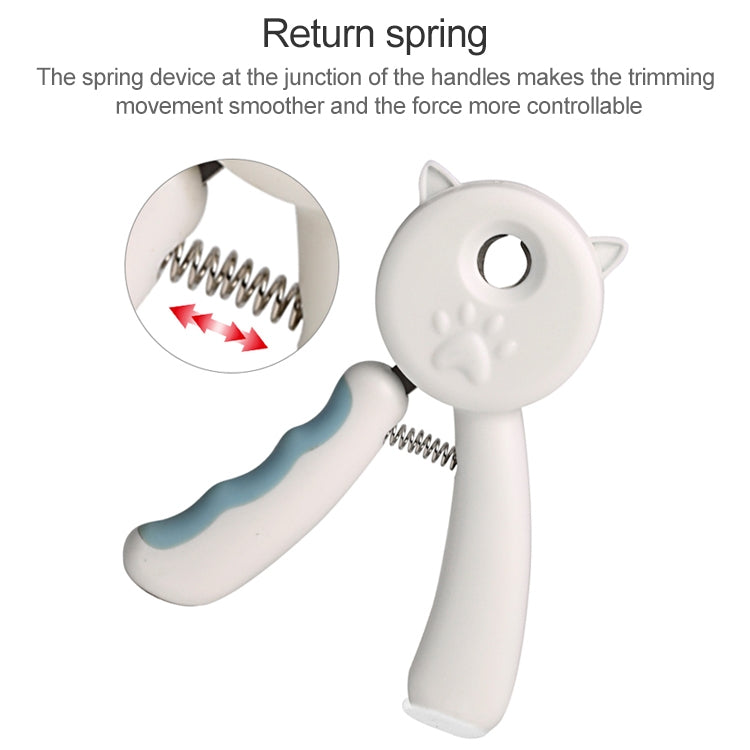 Anti-splash Pet Nail Clippers Stainless Steel Beauty Cleaning Supplies Pet Nail Supplies
