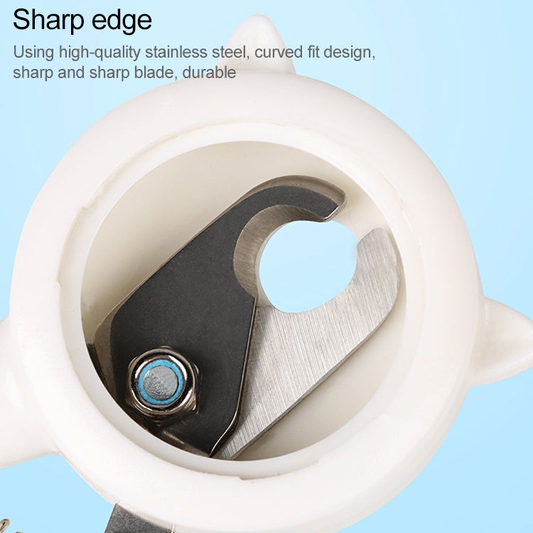 Anti-splash Pet Nail Clippers Stainless Steel Beauty Cleaning Supplies Pet Nail Supplies