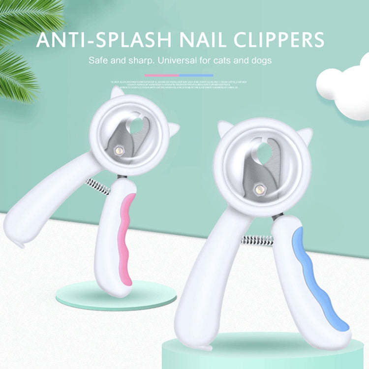 Anti-splash Pet Nail Clippers Stainless Steel Beauty Cleaning Supplies Pet Nail Supplies