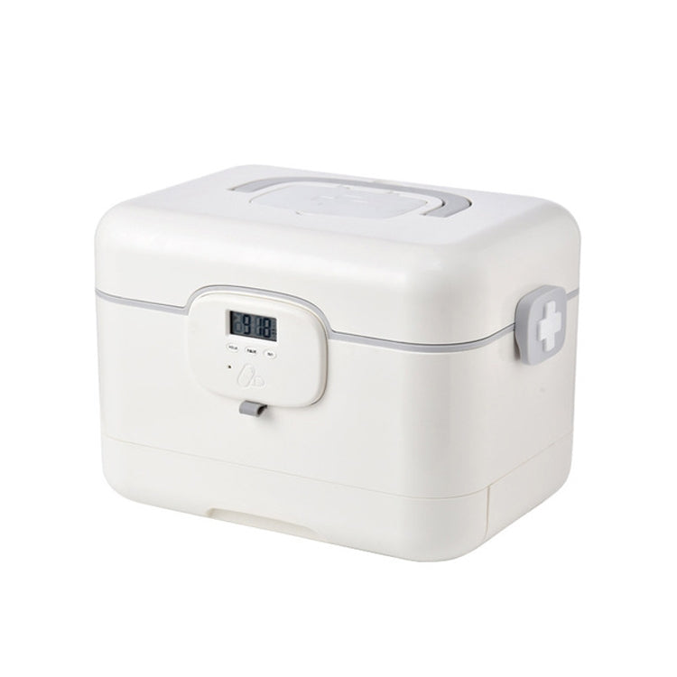 Family Loaded Portable Medicine Large Capacity Small Creative Medicine Box With Smart Display Can Be Timed