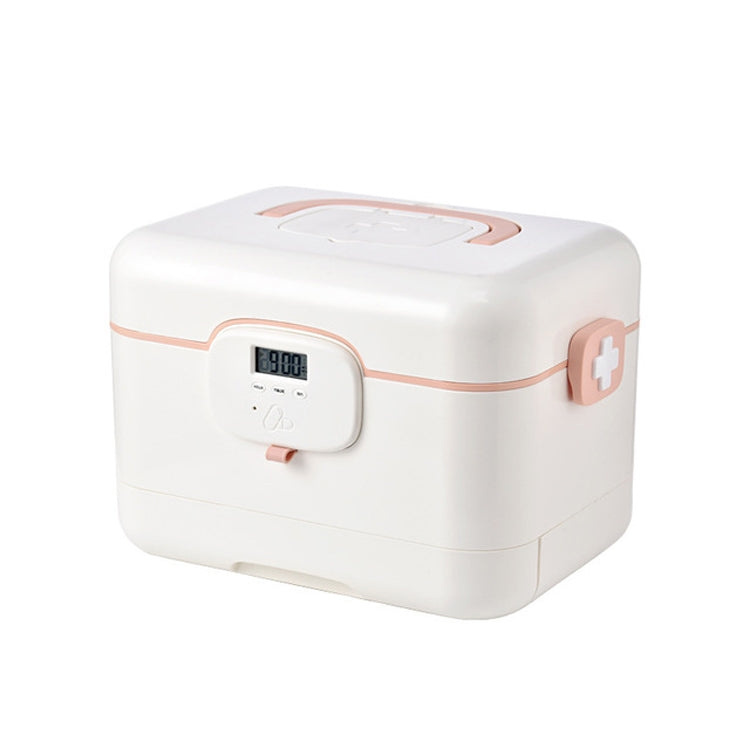 Family Loaded Portable Medicine Large Capacity Small Creative Medicine Box With Smart Display Can Be Timed