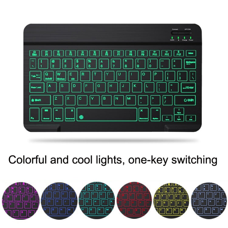 10 Inch RGB Colorful Backlit Bluetooth Keyboard And Mouse Set For Mobile Phone / Tablet