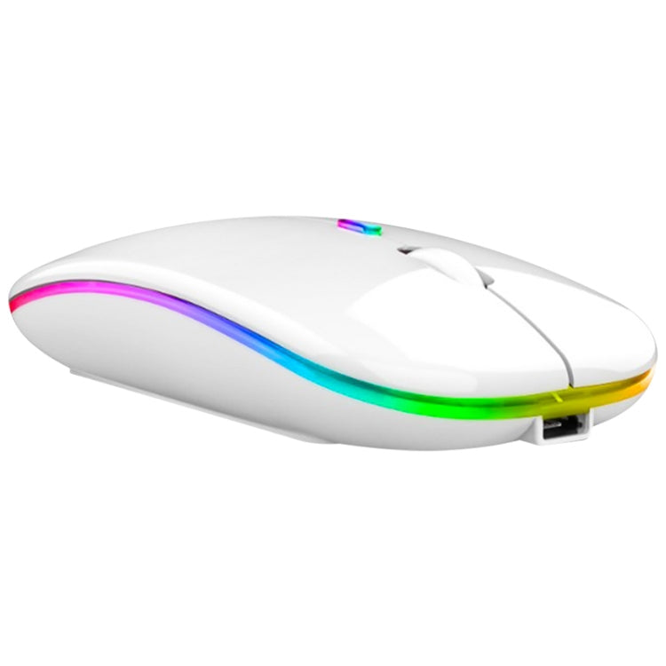 3 Keys RGB Backlit Silent Bluetooth Wireless Dual Mode Mouse