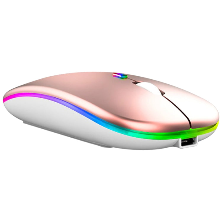 3 Keys RGB Backlit Silent Bluetooth Wireless Dual Mode Mouse