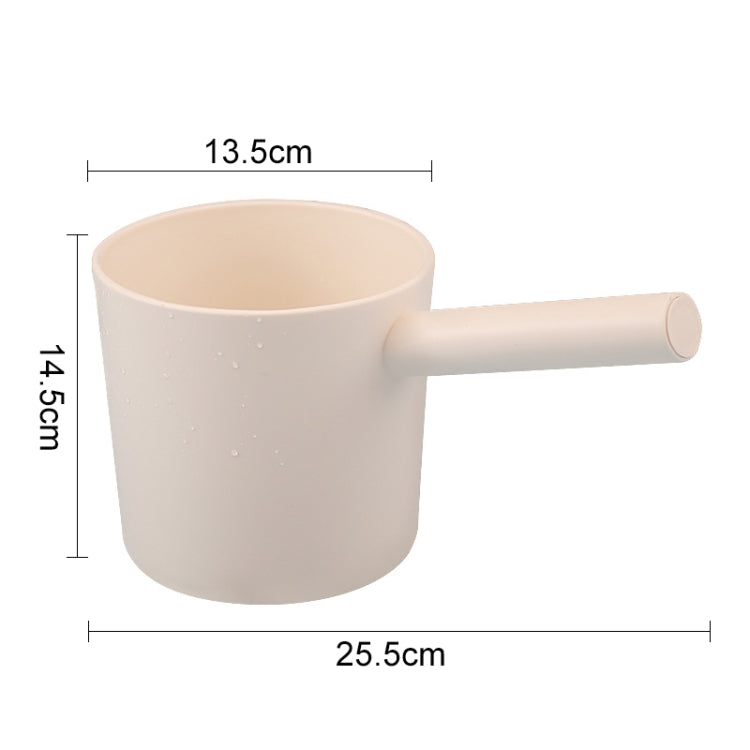 2 PCS Kitchen Thick Plastic Water Scoop Long Handle Scoop