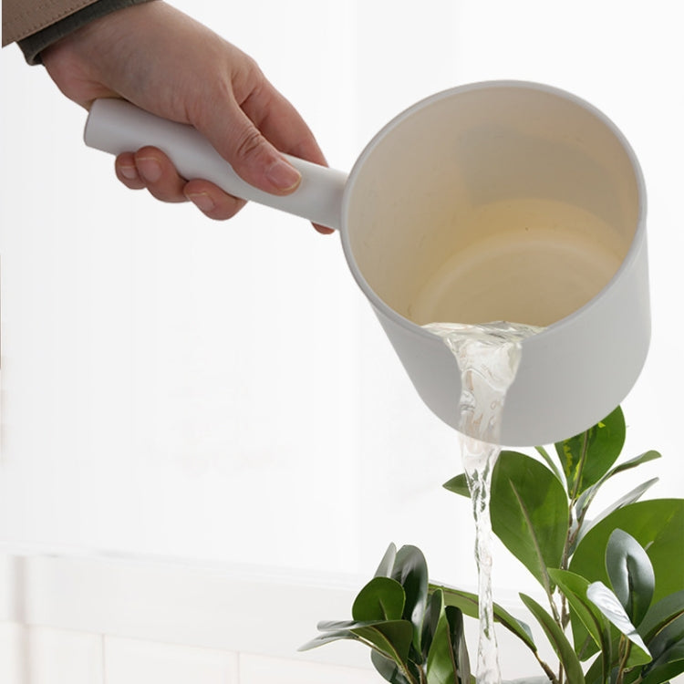 2 PCS Kitchen Thick Plastic Water Scoop Long Handle Scoop