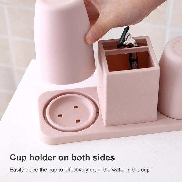Couple Double Wash Set Student Bedroom Toothbrush Holder