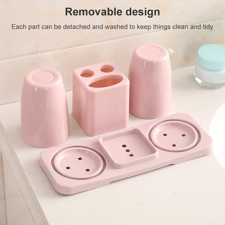 Couple Double Wash Set Student Bedroom Toothbrush Holder
