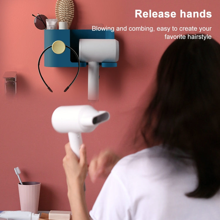 Household Multi-purpose Punch-free Toilet Hair Dryer Storage Rack