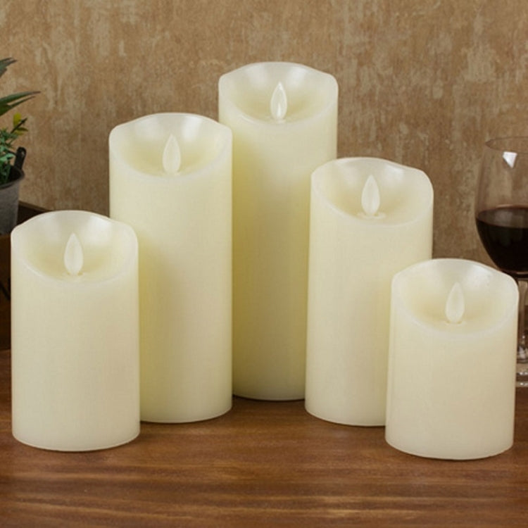 LED Electronic Candle Light Birthday Wedding Home Decoration Props Candle Holder 220V, Size: 7.5 x 12.5CM