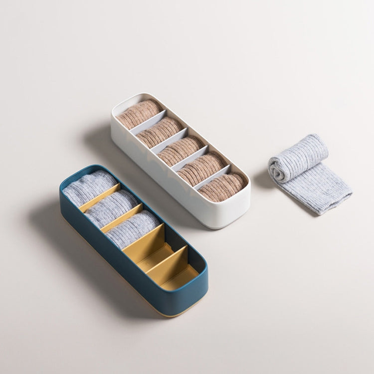 2 PCS Household Underwear Socks Storage Box Drawer Type Separation and Finishing Box