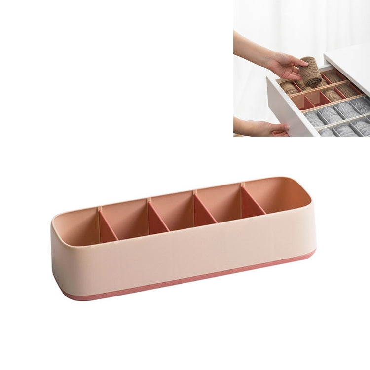 2 PCS Household Underwear Socks Storage Box Drawer Type Separation and Finishing Box